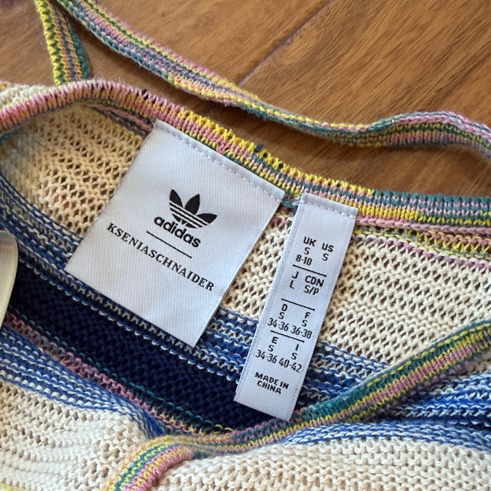 Adidas&Kseniaschnaider Multicolor Knit Halter Dress - Picture 2 of 2